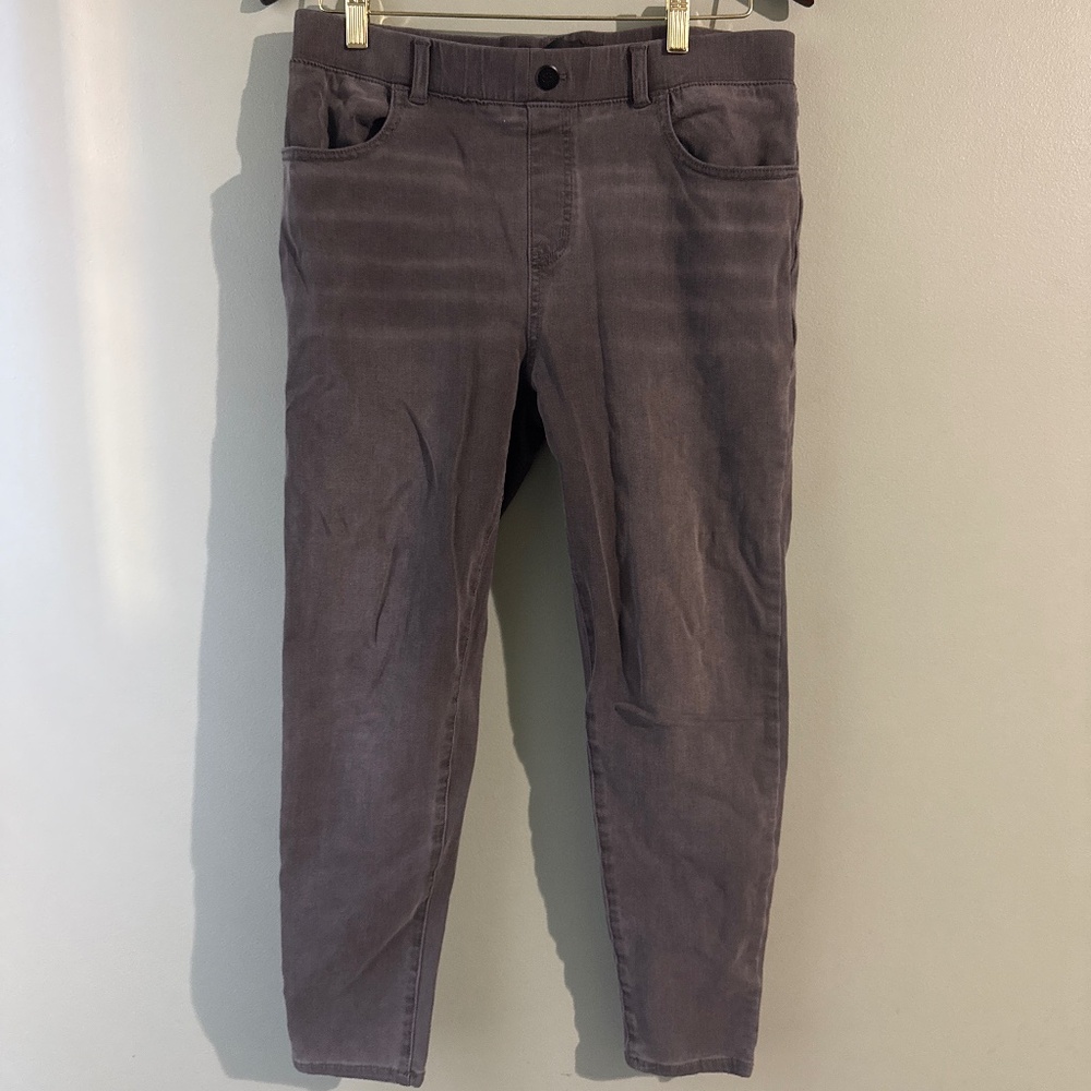 Betabrand Jeans Womens Large Petite Gray Skinny Leg